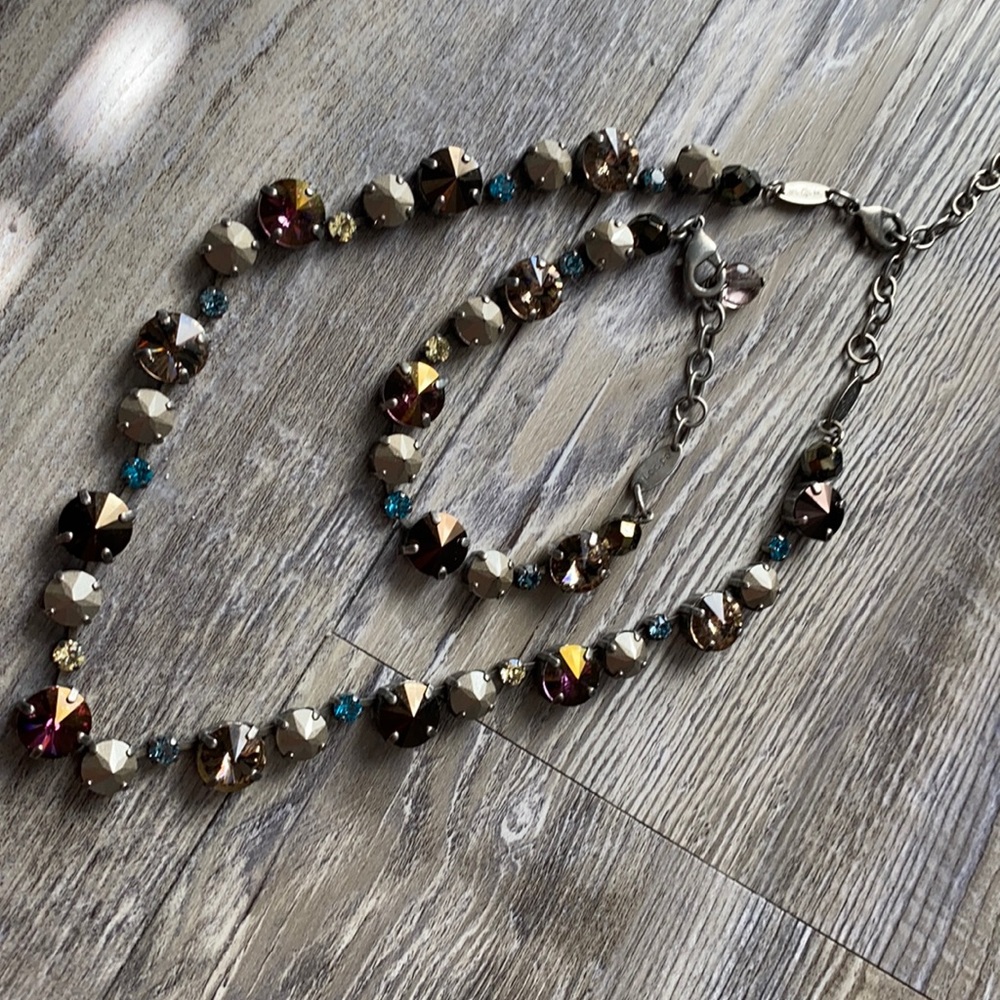 Beautiful Sabika Choker Necklace & Matching Bracelet